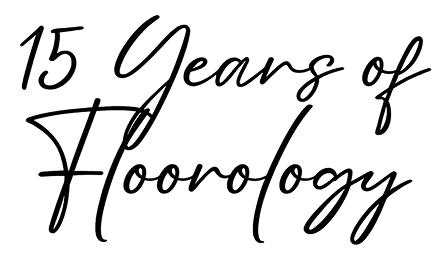 15 Years of Floorology Cursive Text