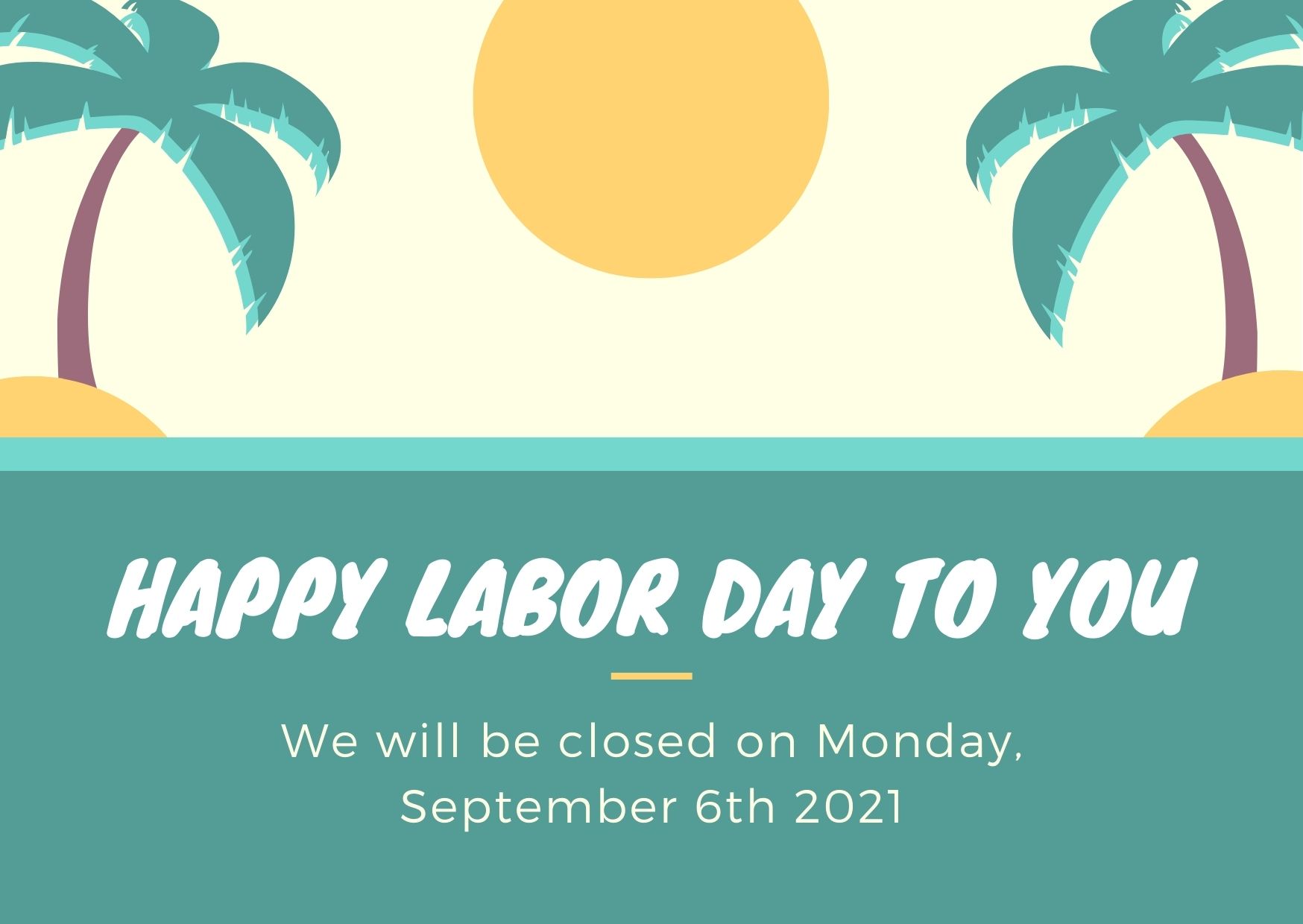 Closed for Labor Day Floorology